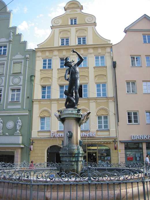 Merkurbrunnen Augsburg-Moritzplatz