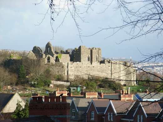 Oystermouth Castle - geograph.org.uk - 292767