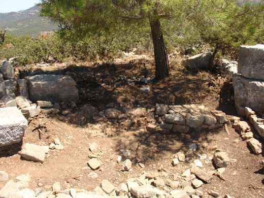 Temple in Acropolis of St Phokas-Kymisala