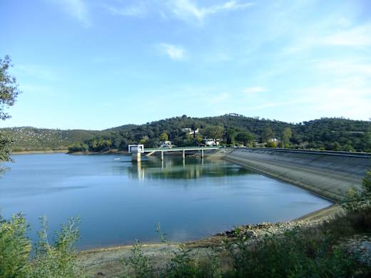 Barrage du Trapan - vue amont