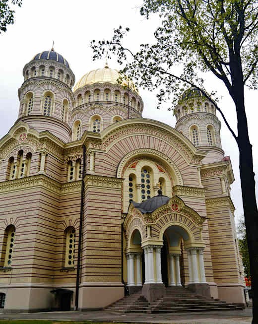 Riga Russisch-Orthodoxe Kathedrale Christi Geburt 3