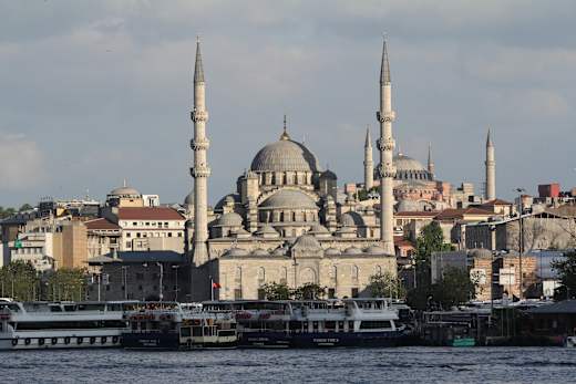 New Mosque, Istanbul, from Bosphorus