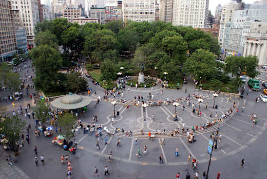 Union square August 2009