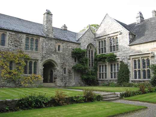 Cotehele, house from courtyard