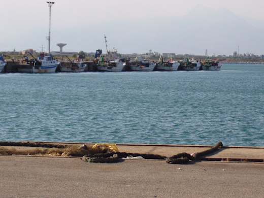 Parte del porto di Corigliano