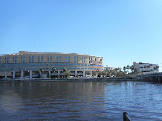 Tampa General Hospital from Bayshore Boulevard