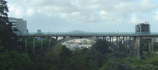 Grafton Bridge Panorama Auckland
