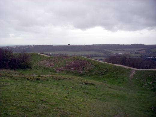 Cissbury Ring rampart 4