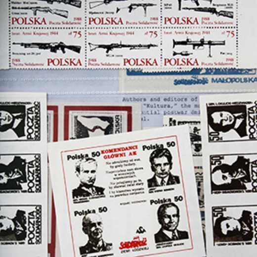 OSA Polish samizdat stamps