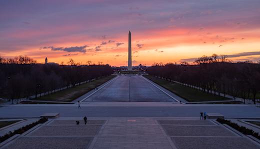 Washington Monument at sunrise (97797)