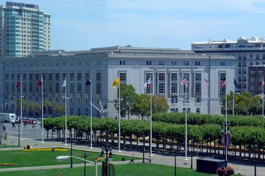 SFPL Main Library Full Exterior