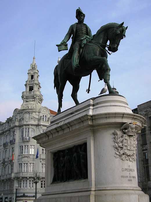 Estatua D Pedro IV a (Porto)