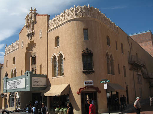 Lensic Theater Exterior Santa Fe New Mexico
