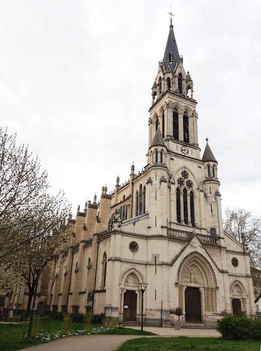 Église Sainte-Blandine - Façade côté nord