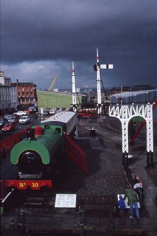 Hudswell Clarke 0-6-0T 544 (1900) Welsh Industrial & Maritime Museum, Cardiff 28.10.1992 (1) (10196698845)
