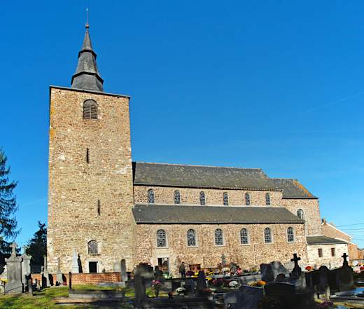 Belgique - Eglise Notre-Dame-du-Rosaire de Wierde - 01