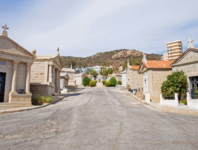 Ajaccio, Cimetière des Sanguinaires