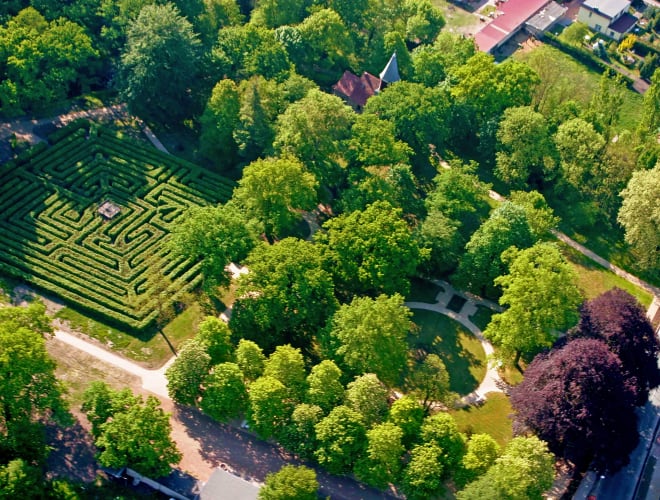 Raguhn-Jeßnitz, OT Altjeßnitz, Irrgarten Altjeßnitz