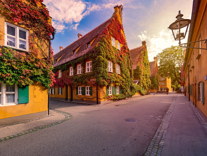 Augsburg, Fuggerei und Museum