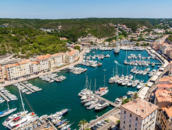 Bonifacio, Jachthafen