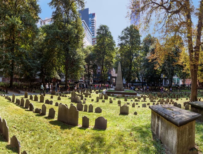 Boston, MA, Old Granary Burying Ground