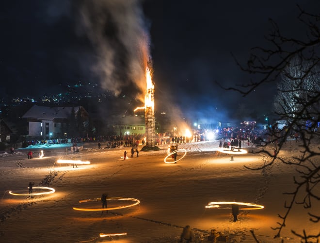 Brand, Funkenabbrennen