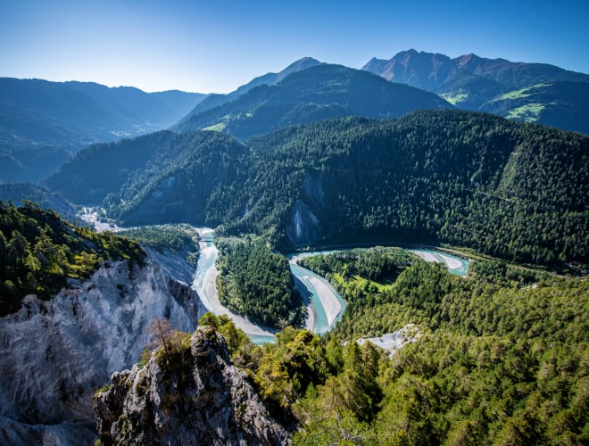 Flims, Rheinschlucht Ruinaulta