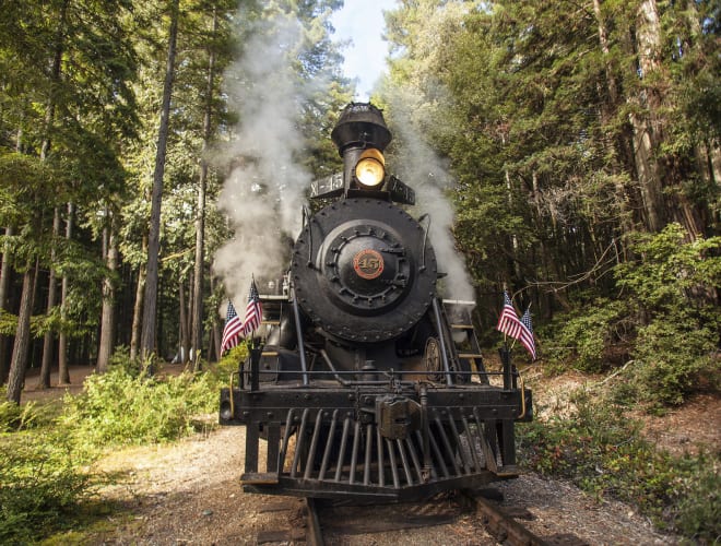 Fort Bragg, CA, Skunk Train