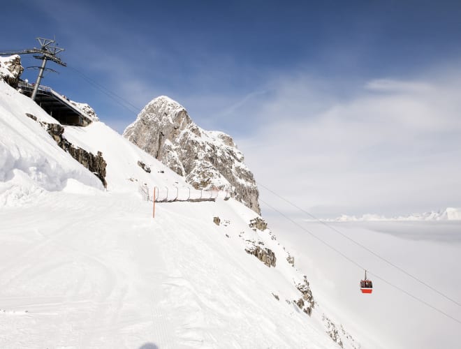 Gstaad, Gondelbahn La Videmanette
