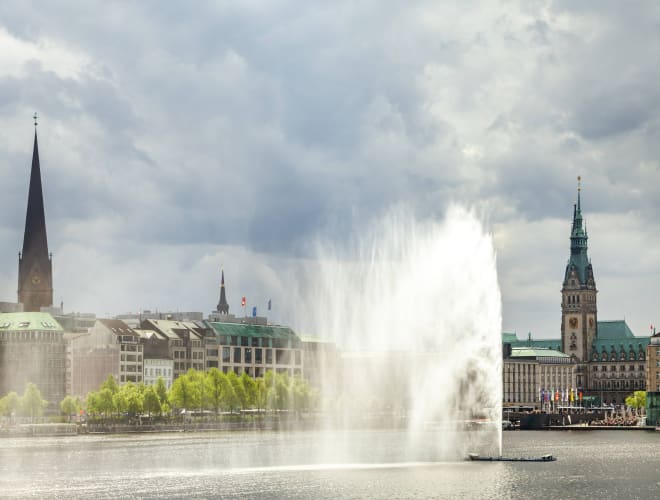Hamburg, Alsterfontäne
