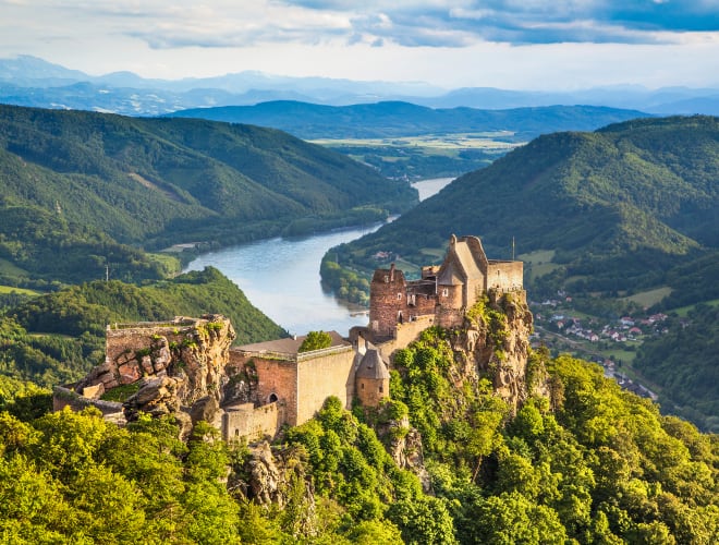 Aggsbach Dorf, Burgruine Aggstein