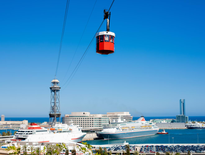 Barcelona, Hafenseilbahn