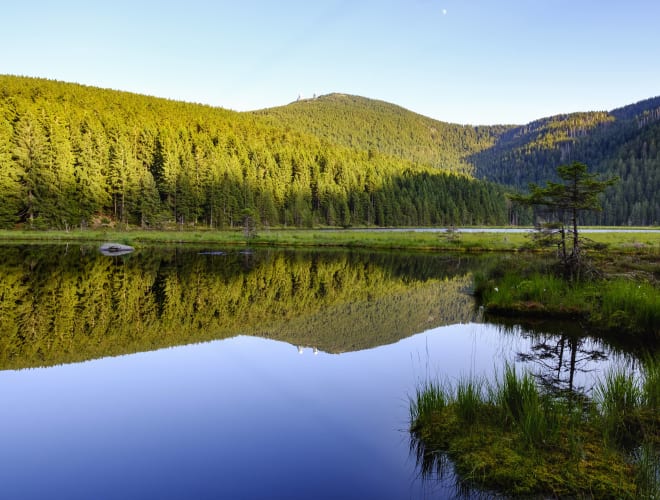 Bayerisch Eisenstein, Kleiner und Großer Arbersee