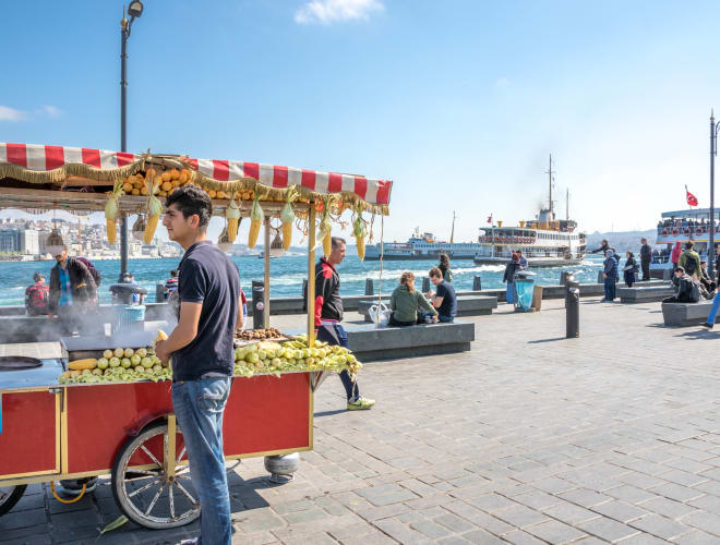 Istanbul, Fähranleger Eminönü