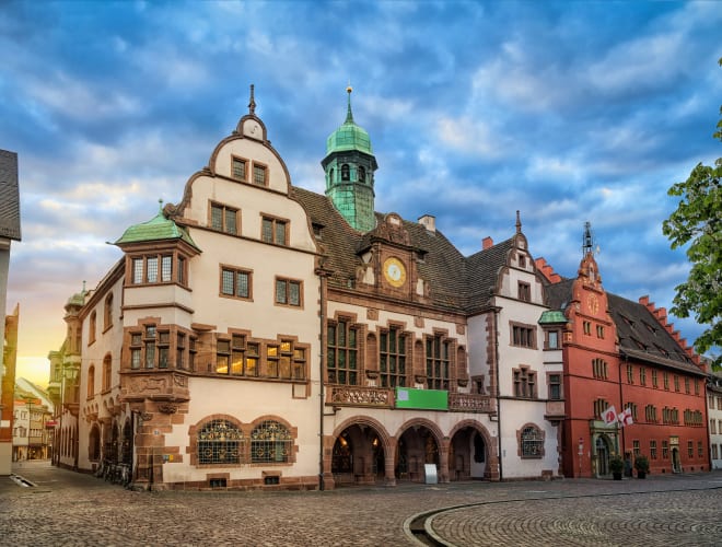 Freiburg, Altes und Neues Rathaus