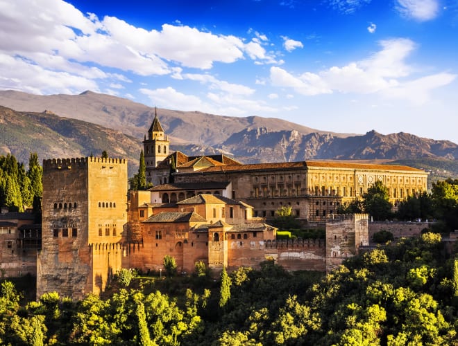 Granada, Alhambra, Alcazaba