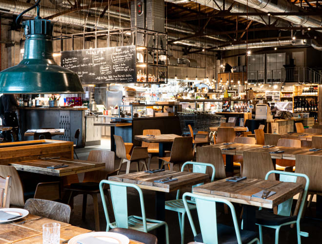 Hamburg, Hobenköök Restaurant und Markthalle