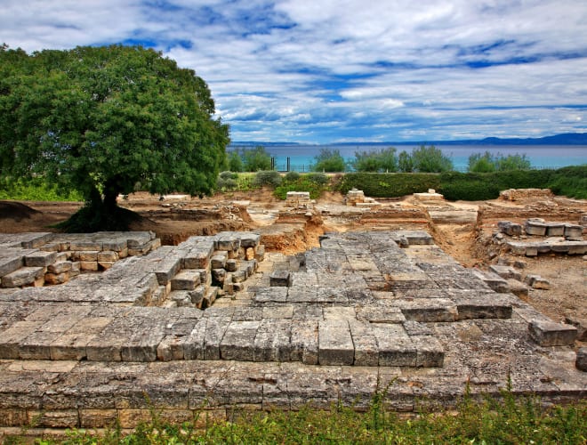 Kalithea, Tempel des Ammon Zeus