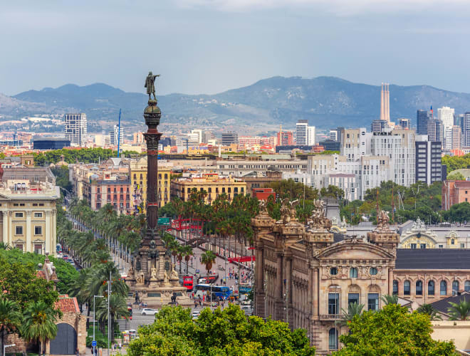 Barcelona, Monument a Colom