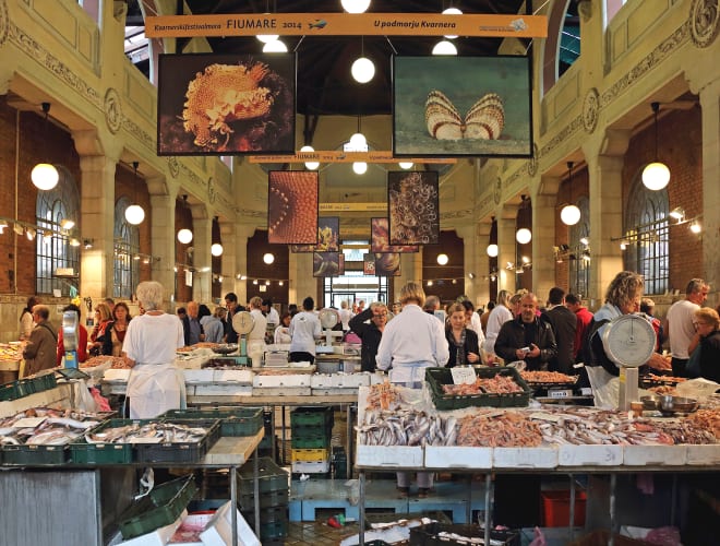 Rijeka, Markthallen