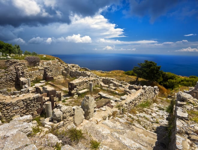 Episkopi Gonias (Insel Santorin), Alt-Thera