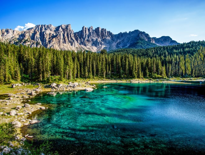 Karerpass, Karersee