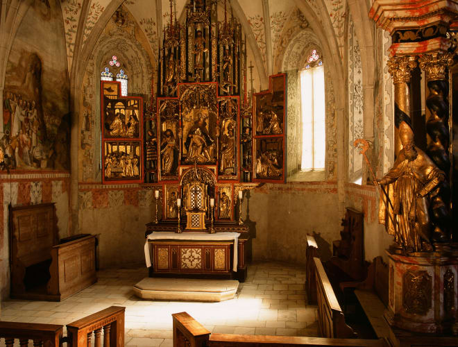Latsch, Spitalkirche zum Heiligen Geist