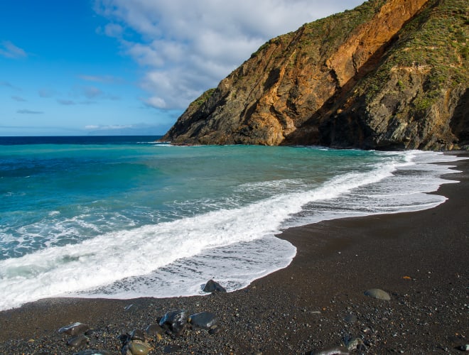 Vallehermoso, Playa de Vallehermoso