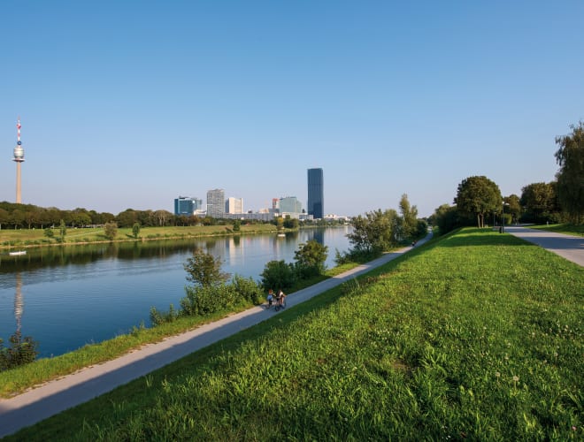 Wien, UNO-City und Donau City