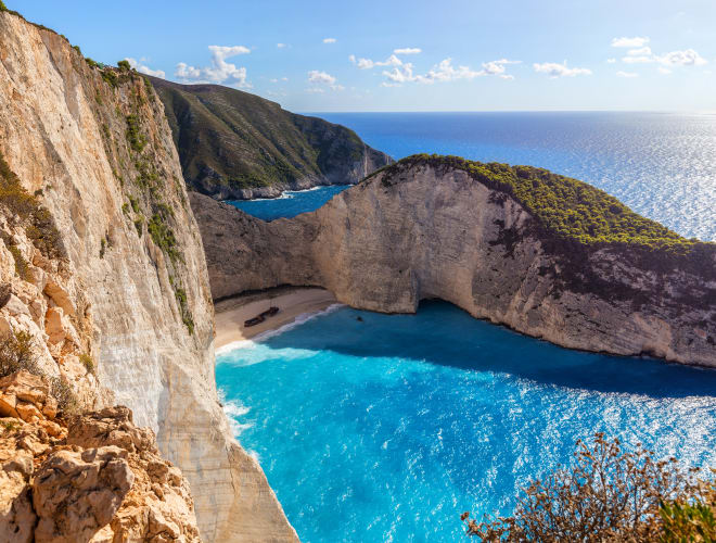Insel Zakynthos, Shipwreck Beach