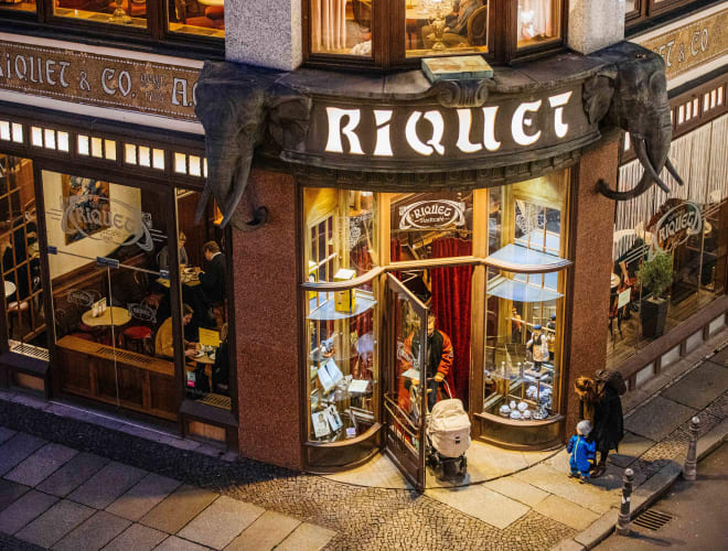 Leipzig, Kaffeehaus Riquet