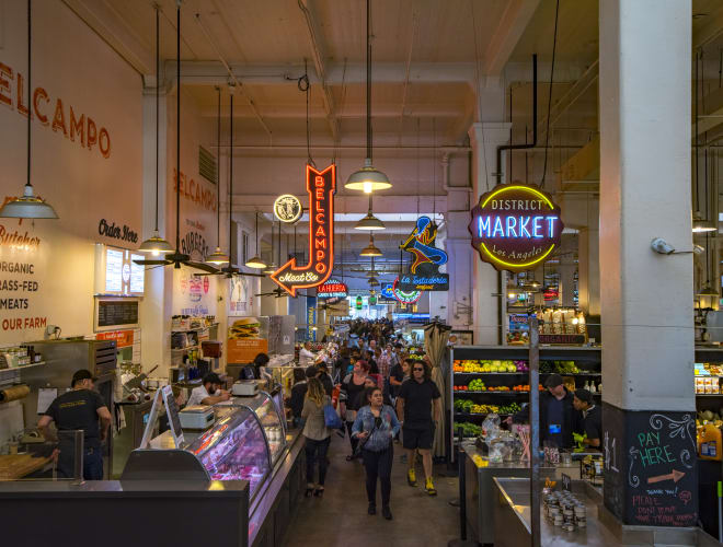 Los Angeles, CA, Grand Central Market
