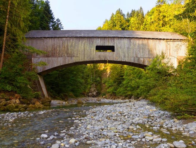 Lingenau, Gschwendtobelbrücke