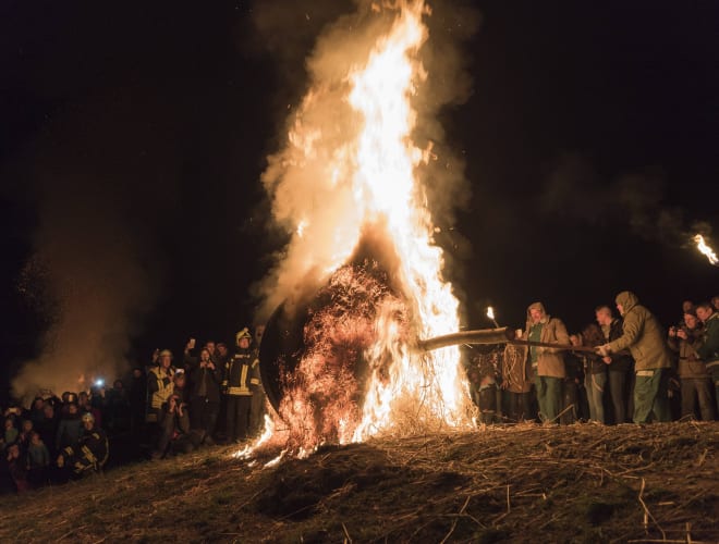 Lügde, Osterräderlauf